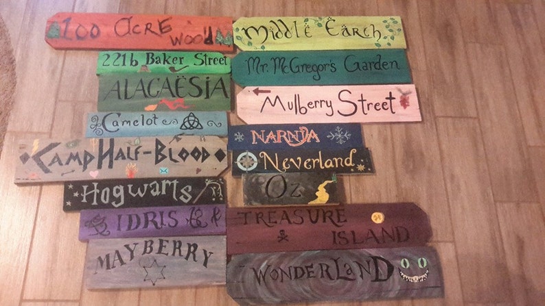 Hand Painted Garden Yard Signs Etsy