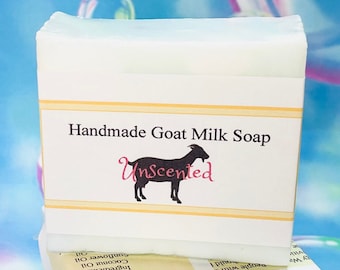 Homemade Goat Milk Soap Unscented