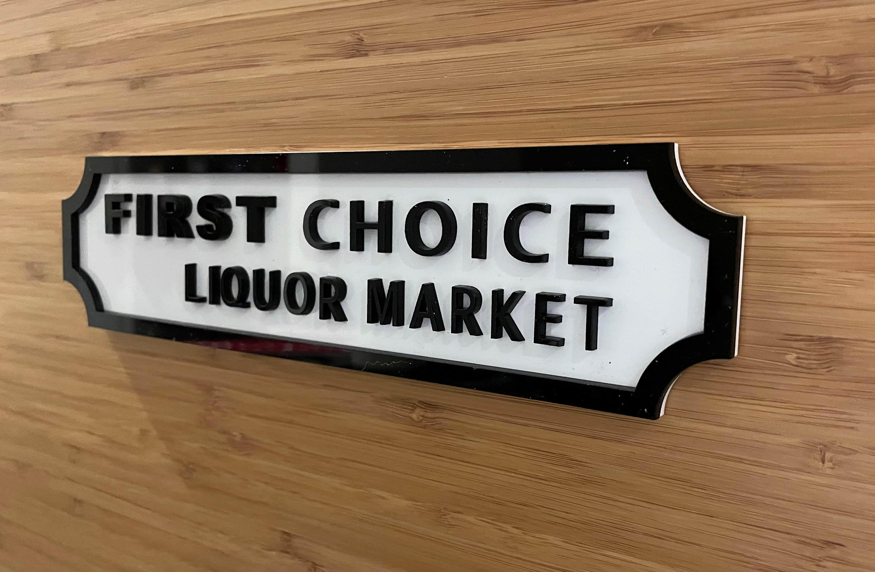3D Acrylic Outdoor & Indoor Custom Signs and Plaque Etsy UK