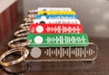 Personalised Spotify Song Code Keychain: Laser Engraved Music Gift