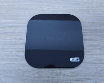 Swag Album Belieber Fan Engraved Slate Coaster – Music Lover Gift