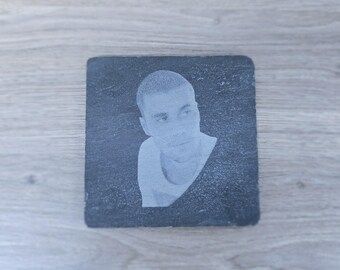 Belieber Fan Engraved Slate Coaster – Music Lover Gift