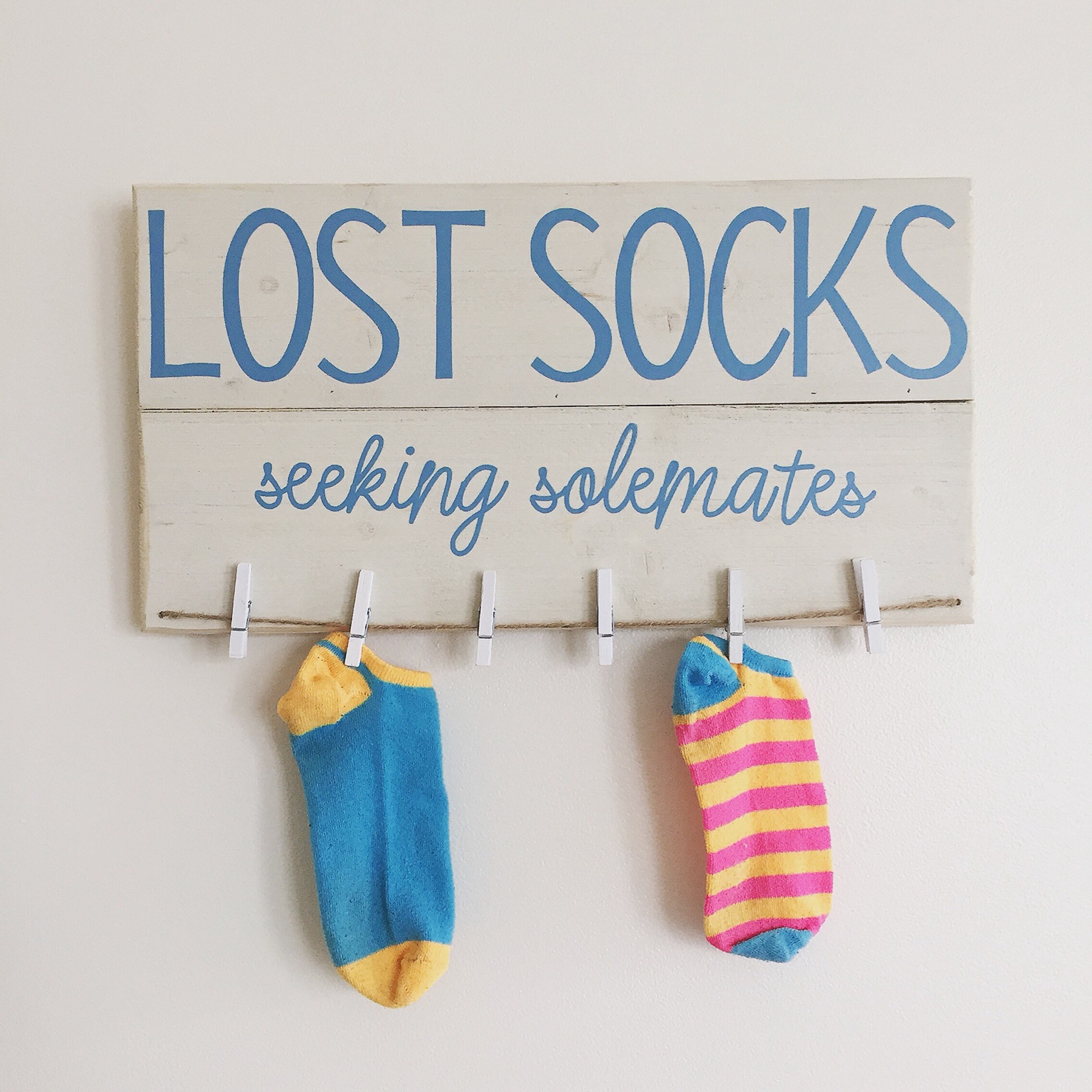 Lost Socks Sign Laundry Room Sign Lost Socks Seeking | Etsy