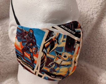 Mandolorian Star Wars Face Mask