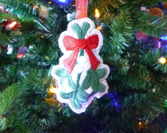 Mistletoe Christmas Ornament