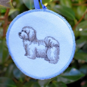 Colton De Tulear Dog Ornament