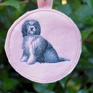Bearded Collie Dog Ornament