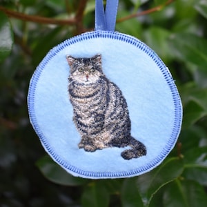 Brown Tabby Cat Ornament