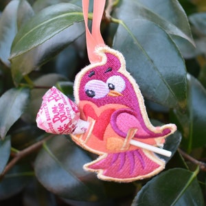 Valentine Lovebird Lollipop Holder