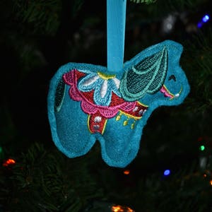 Dala Horse Christmas Ornament