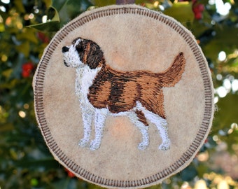 Saint Bernard Dog Ornament