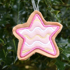 Weihnachtsstern Cookie Ornament