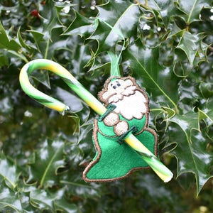 Kneeling Shepherd Candy Cane Holder