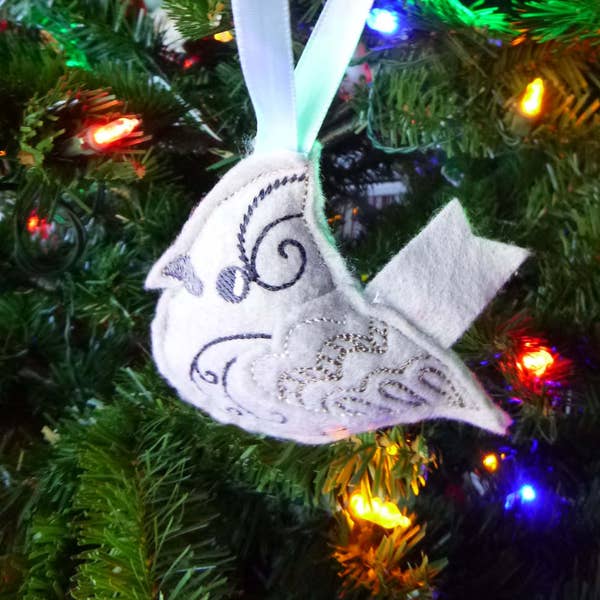 Titmouse Bird Ornament