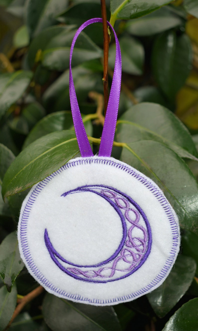 Celtic Moon Knotwork Ornament