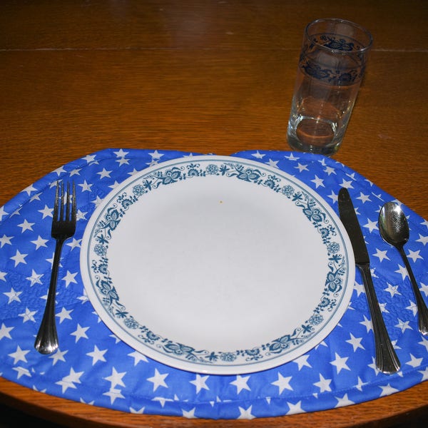 Wedge Placemats for Round Table Etsy