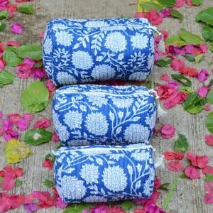 Set da 3 borse da viaggio impermeabili con stampa a blocchi, piccole/medie/grandi, per trucco e cosmetici da donna, borsa da viaggio con tasche e borse da toeletta
