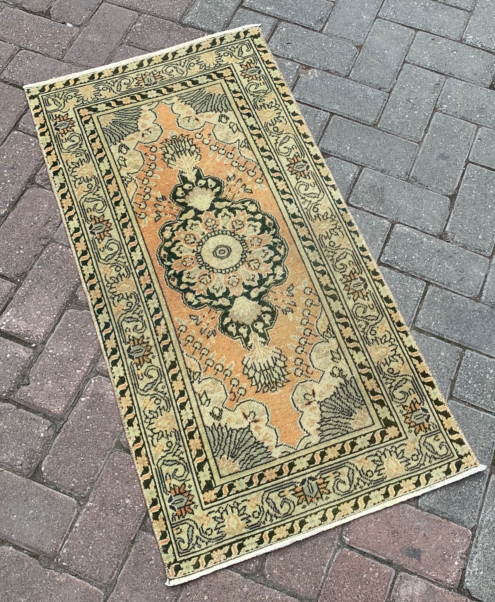 Small Rug Bedside Rug Bedroom Rug Rug Vintage Rug Turkish Etsy
