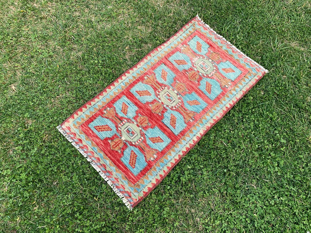 Small Rug Oushak Small Rug Vintage Small Rug Turkish Hand Etsy