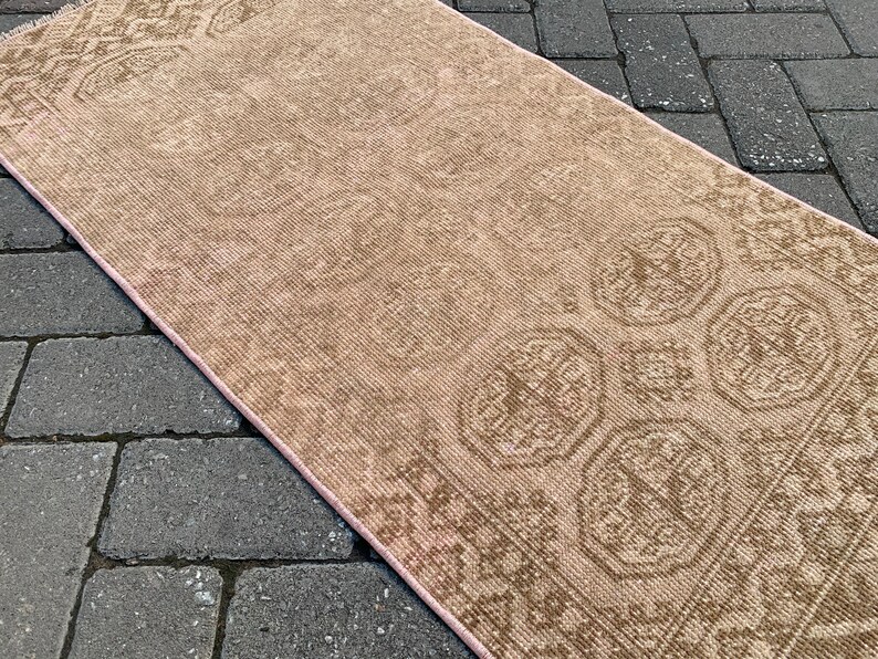 Door Mat. Hand Made Wool Mat. Oushak Small Rug. Boho Small Etsy