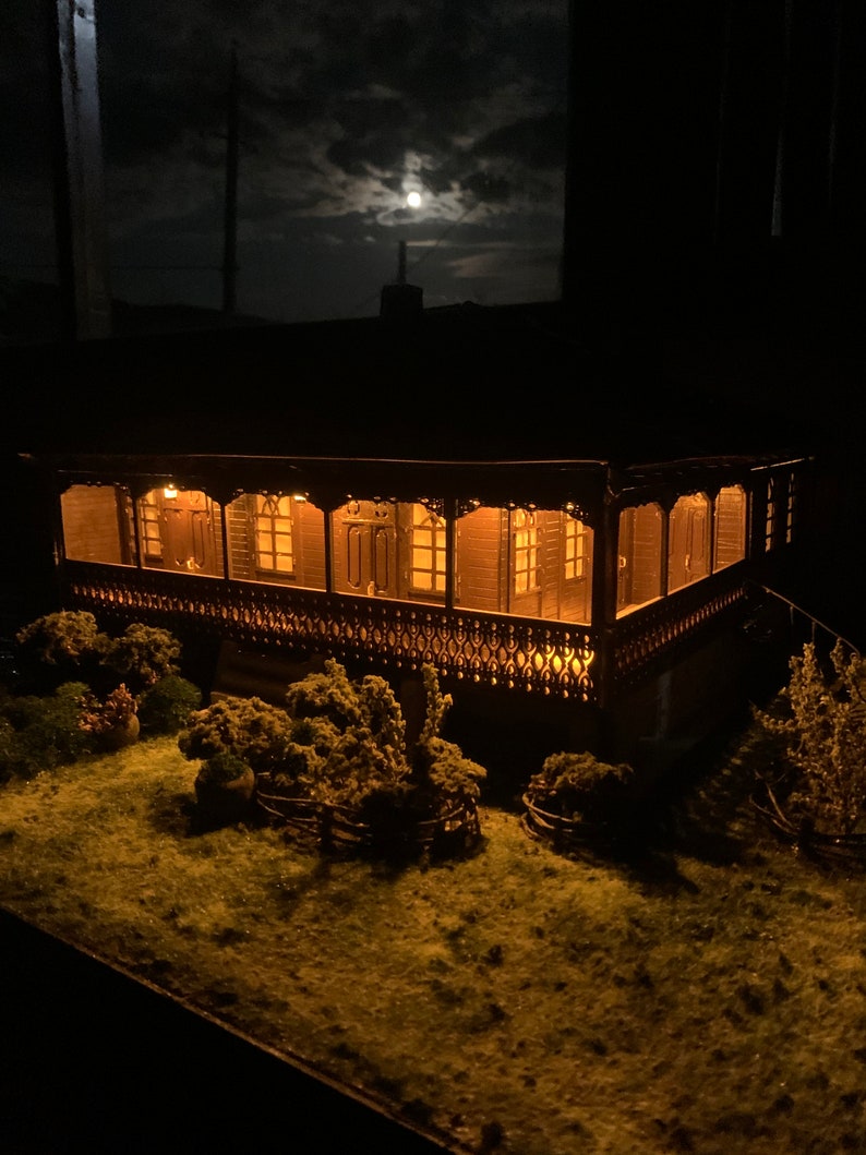 This product is made to order and is a miniature model of a real house.The house is located in Georgia in Guria Miniature house image 6