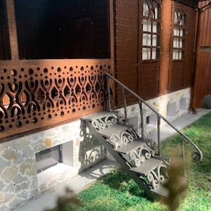 This product is made to order and is a miniature model of a real house.The house is located in Georgia in Guria Miniature house image 9