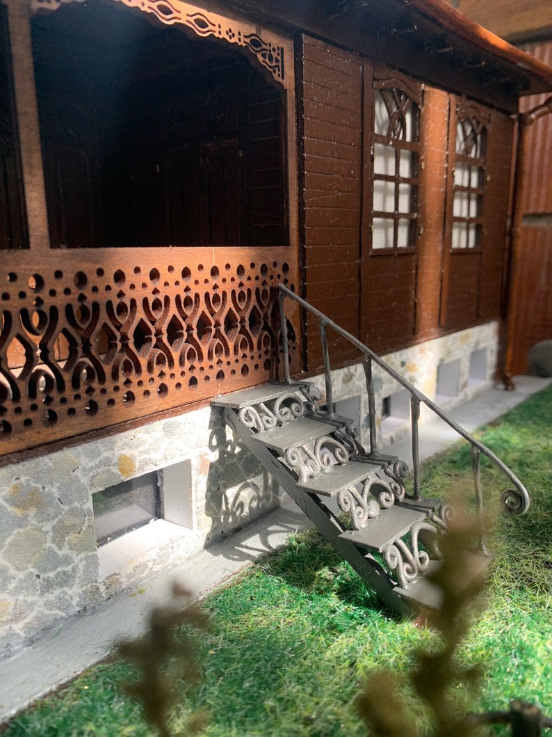 This product is made to order and is a miniature model of a real house.The house is located in Georgia in Guria Miniature house image 9