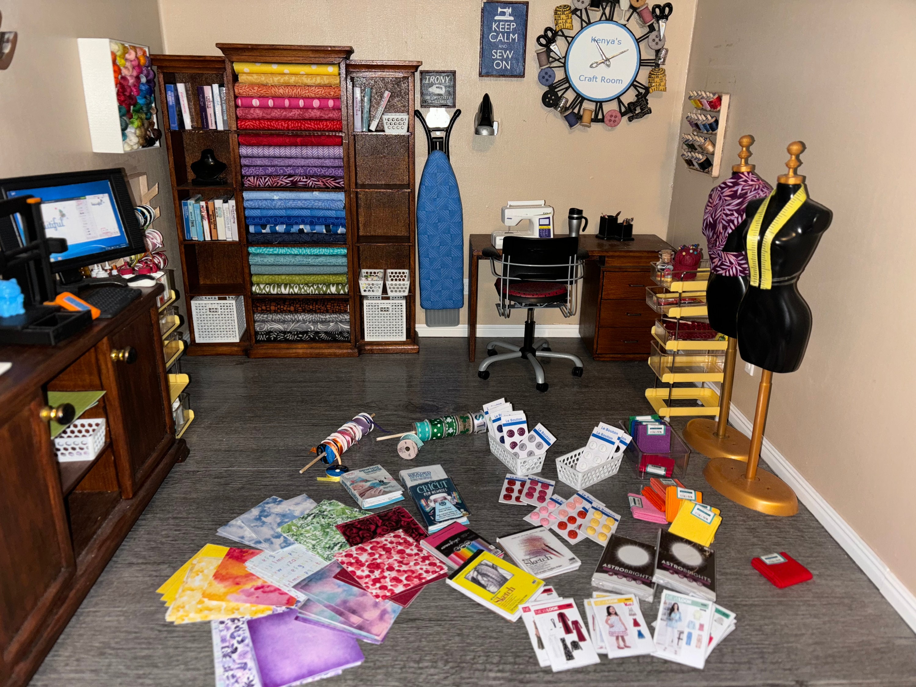 1:6 Scale DIY Craft Room Supplies for 12 Inch Dolls - Etsy