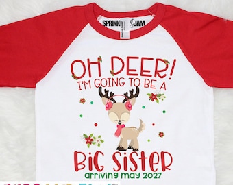 big sister christmas shirt