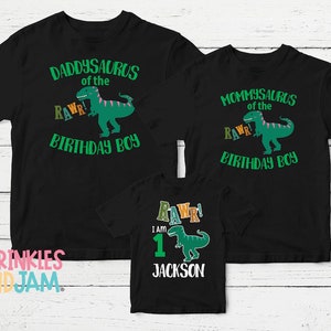 Dinosaur family shirts - Matching Family Birthday Shirts - Dinosaur birthday shirt for boys - Dinosaur birthday boy