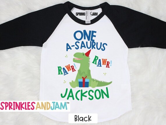 dinosaur 1st birthday shirt