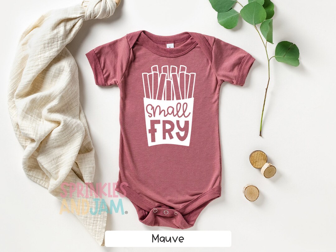 Small Fry Baby, Cute Baby Onesie, Funny Baby Bodysuit, French Fry Baby Shower Gift, Funny Kids