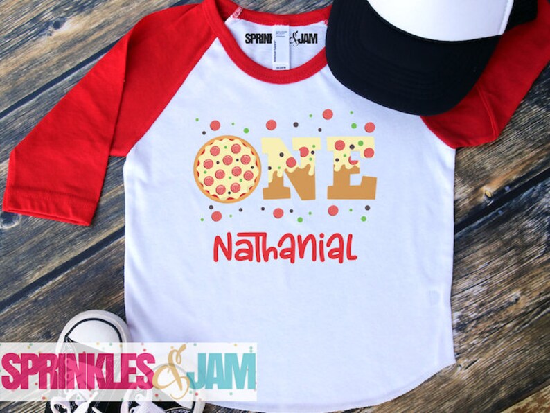 Pizza Birthday Shirt Pizza 1st Birthday 2nd Birthday Boy Etsy