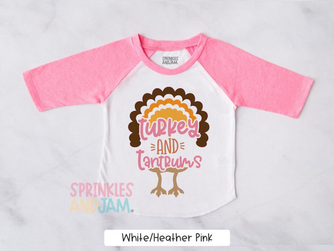 Toddler Thanksgiving Turkey Long Sleeve T-Shirt - Unisex Baby Holiday Top