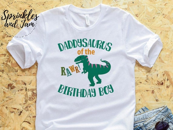 birthday boy dinosaur shirt