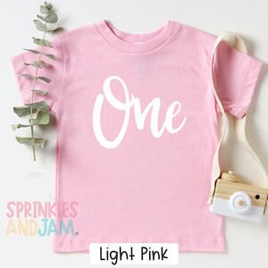 1st Birthday Girl Shirt - One Birthday Shirt - 1st Birthday - Girls ...