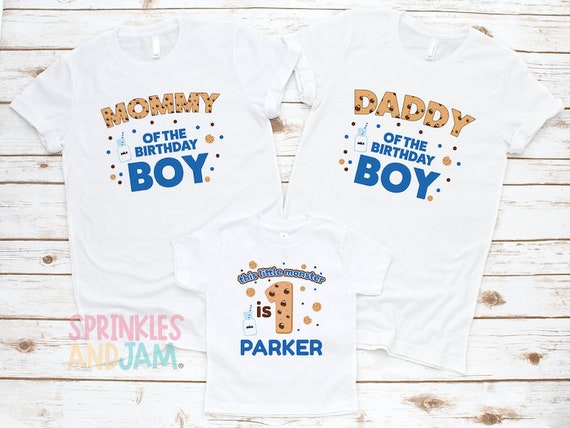 First birthday top shirts for parents