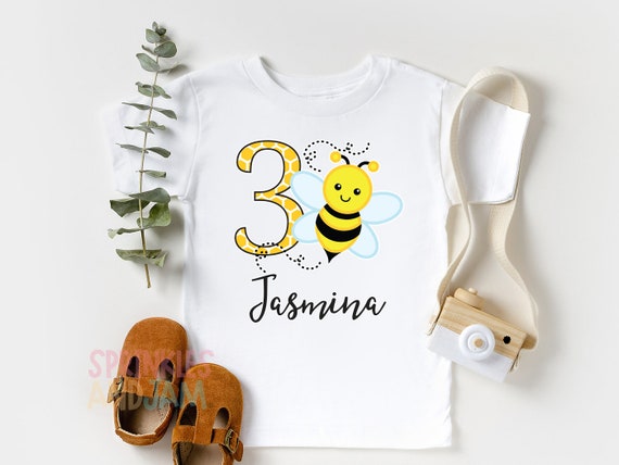 Camiseta de cumpleanos de abeja fiesta de segundo cumpleanos de abeja camiseta de abeja de miel
