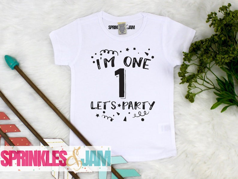 First Birthday Shirt Baby Boy Shirt 