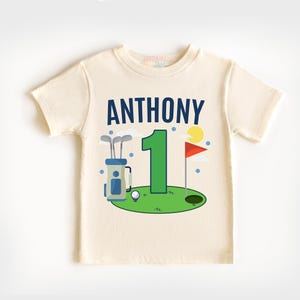Golf Birthday Shirt | First Birthday Shirt | 2nd Birthday Golf tee | Hole in One Birthday Shirt | Custom Golf Party Shirt | Any Age