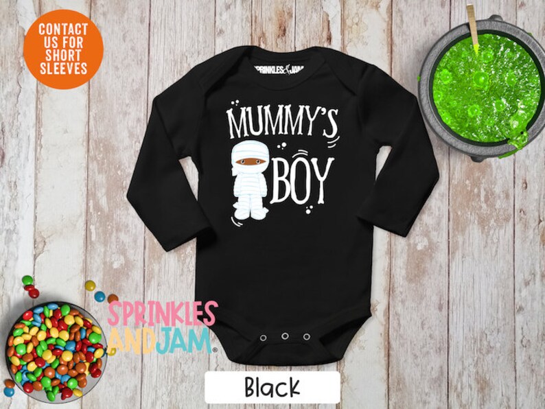 Kids Trick or Treat Shirt African American Kids Halloween Shirt Mummys Boy Halloween shirt toddlers, Halloween shirt boys LNGSLV image 4