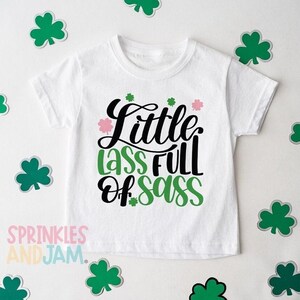 St Patricks Day Baby Onesie: Funny Little Lass Shirt