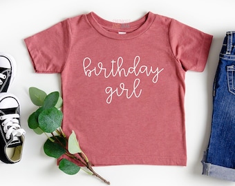 Birthday Girl Shirt - Kids Birthday Outfit, Toddler Party Tee