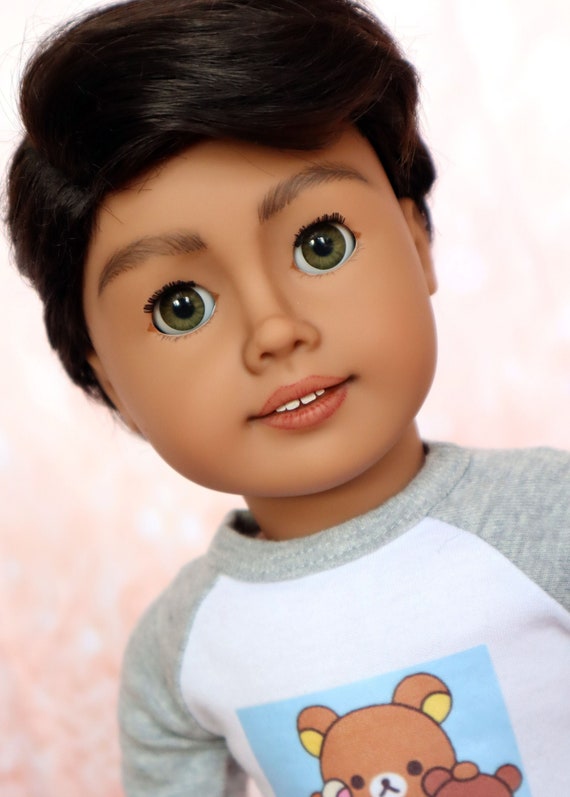 Custom OOAK American Girl Doll BOY Named JOEY Med Skin Tone - Etsy Custom OOAK American Girl Doll BOY Named JOEY Med Skin Tone - Etsy