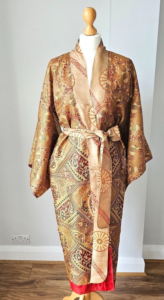 Prabal Gurung Rose Gold Silk Robe Sale | Hanky Panky