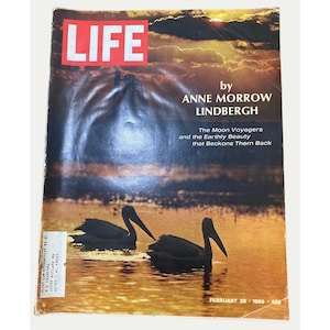 1969 February 28 LIFE MAGAZINE The Heron and The ASTRONAUT