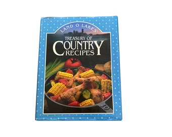 Vtg Land O Lakes Treasury of Country Recipes Cookbook 1992 Hard Cover