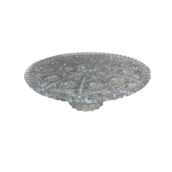 Crystal Cake Stand Etsy