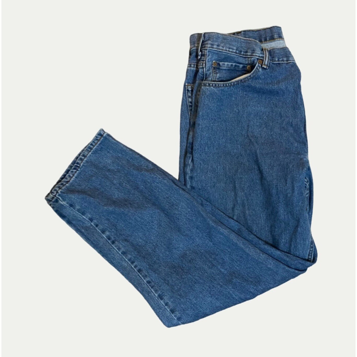 Levi s 550 Relaxed Fit Tapered Leg Denim Blue Jeans Hombre Talla 38x34 Etsy Espana