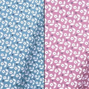 Cotton Fabric Children&#39;s Fabric Decorative Fabric Flowers